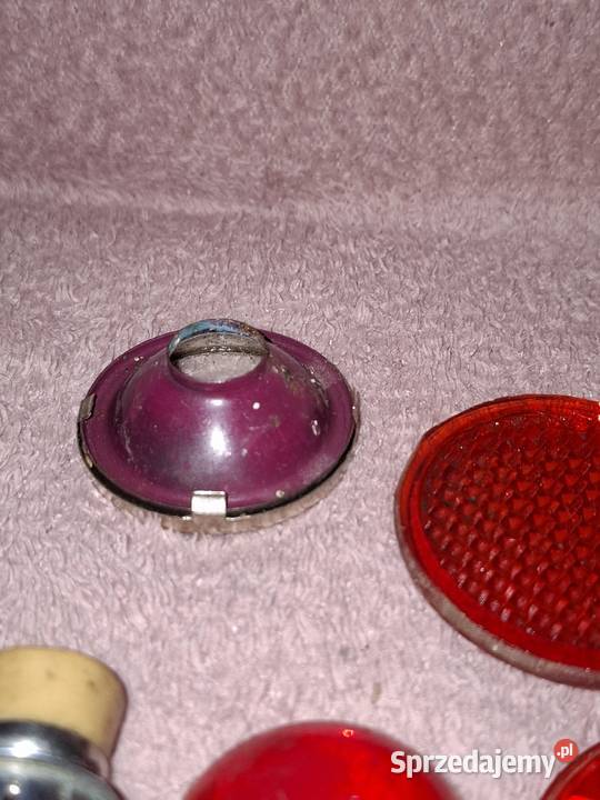 Sprzedam stare szklane lampki do motorów sprzedam