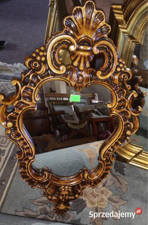 Lustro rzeźbione Drewiane Gdańsk sprzedam
