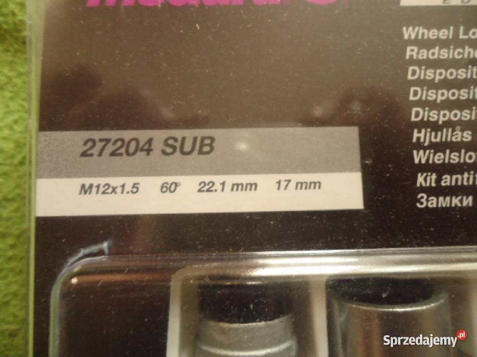 ZABEZPIECZENIA DO KÓŁ M12x15 FIATOPELINNE Jaworzno