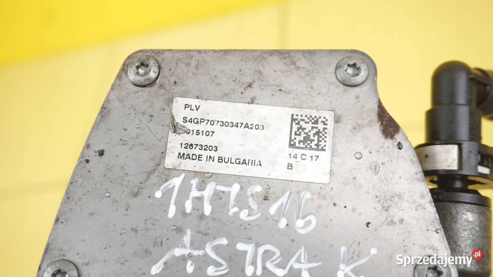 OPEL ASTRA K 14 B 18r 101 B14XE LV7 pompa vacum świętokrzyskie