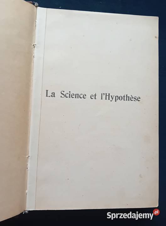 H Poincare La Science et lHypothese E Flammarion Koźminek
