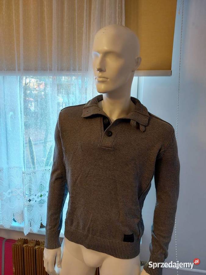 Sweter szary z ochroną szyji małopolskie Kraków