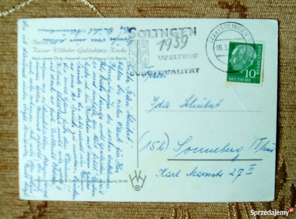 WIDOK NA KOŚCIÓŁ PAMIĘCI CESARZA WILHELMA W Piszczac