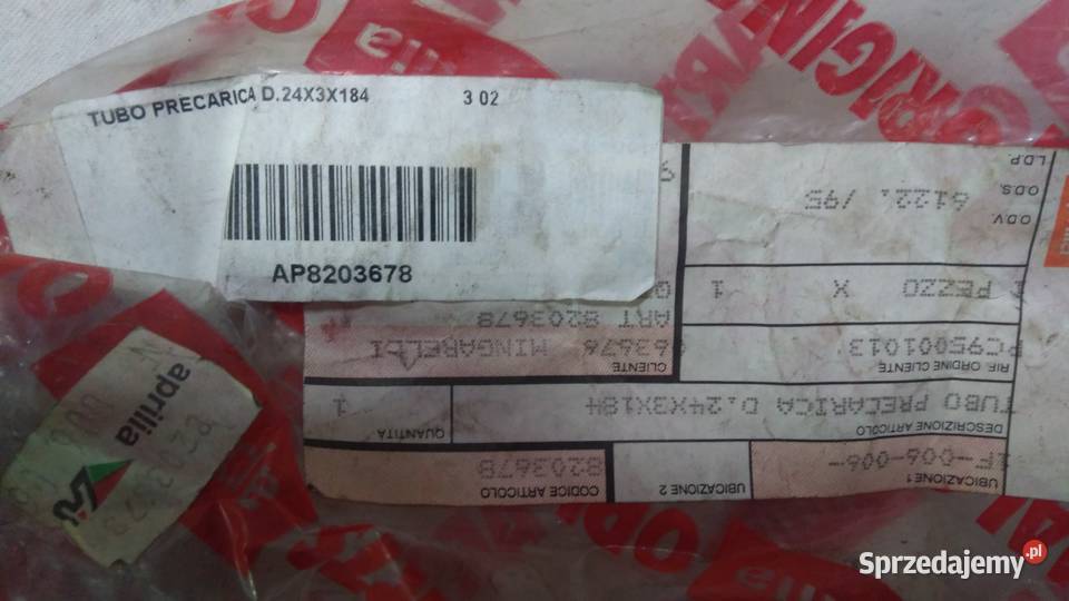 Rurka wkład zawieszenia lag ORGINAŁ Aprilia