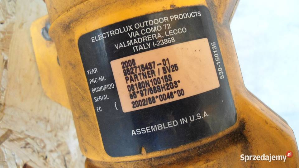 Partner BV 25 części rura rozrusznik rączka Łagów