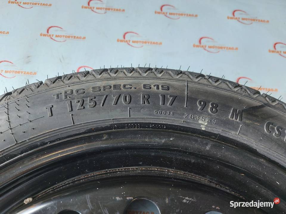 OPEL INSIGNIA A koło dojazdowe 1257017 98M 5x120 świętokrzyskie Kielce