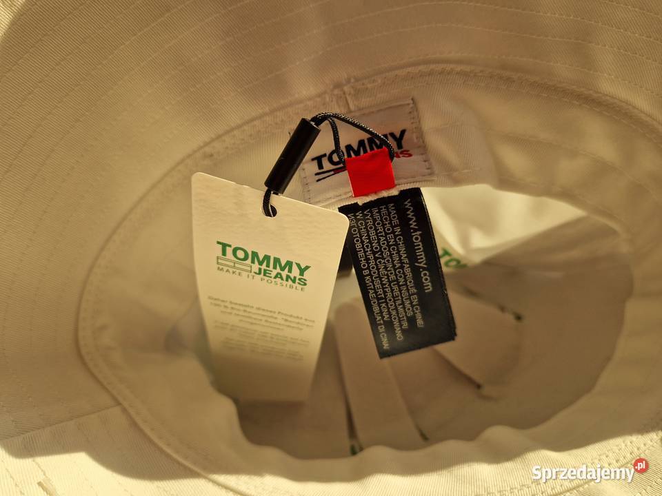 Nowy biały kapelusz bucket Tommy Hilfiger Bibice