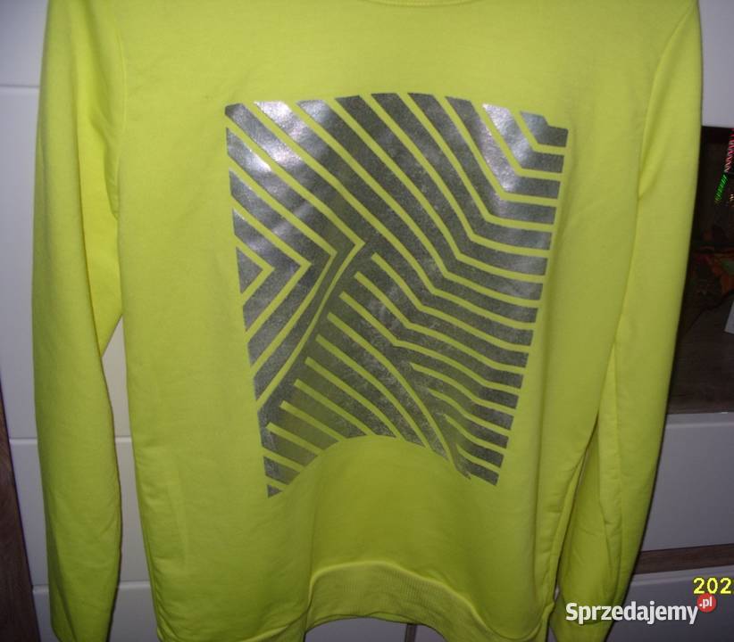 Neonowo Limonkowa Bluza FREE STILL r M Nowa Moda i Styl