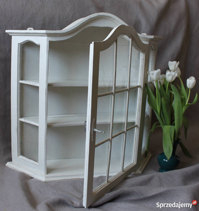 witryna witrynka shabby chic retro prowansja Poznań