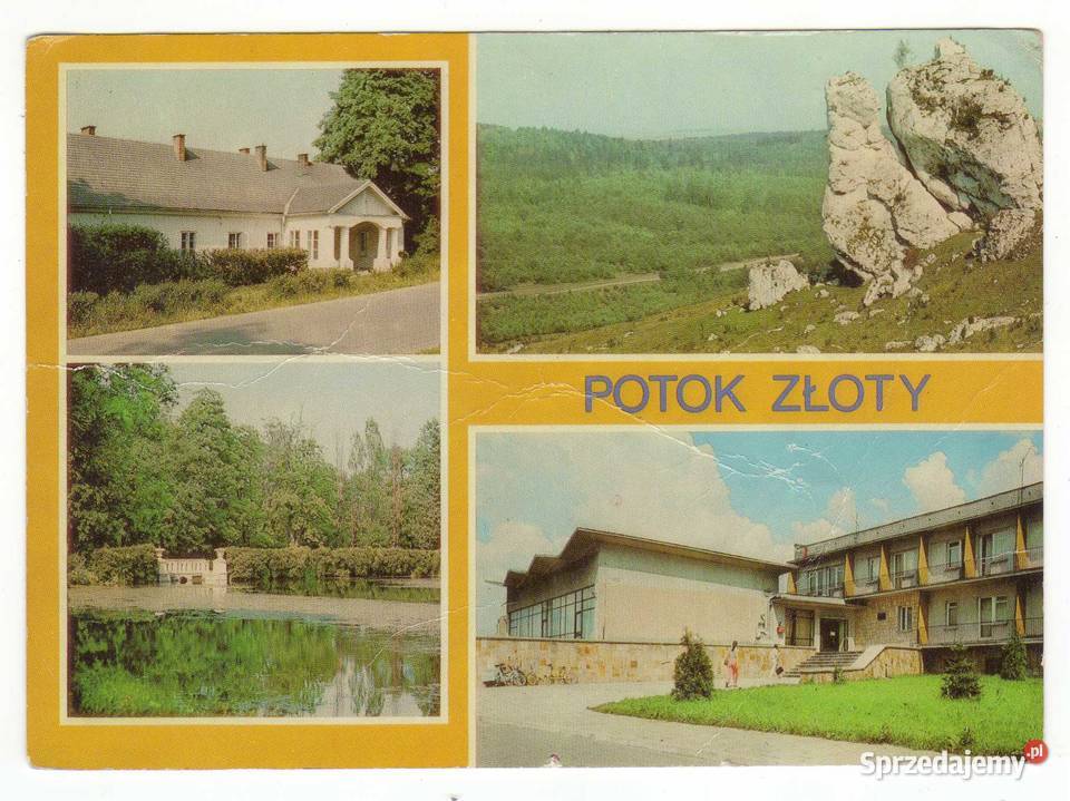 POTOK ZŁOTY POCZTÓWKA WIELOWIDOKOWA 2 Krynki