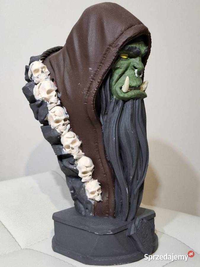 Guldan figurka popiersie ork Warcraft Kraków