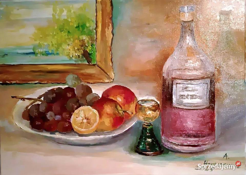 Obraz olejny Martwa natura z owocami