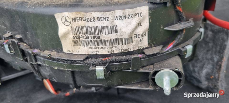 Kompletna nagrzewnica Mercedes C W 204 poliftowy Jelenia Góra