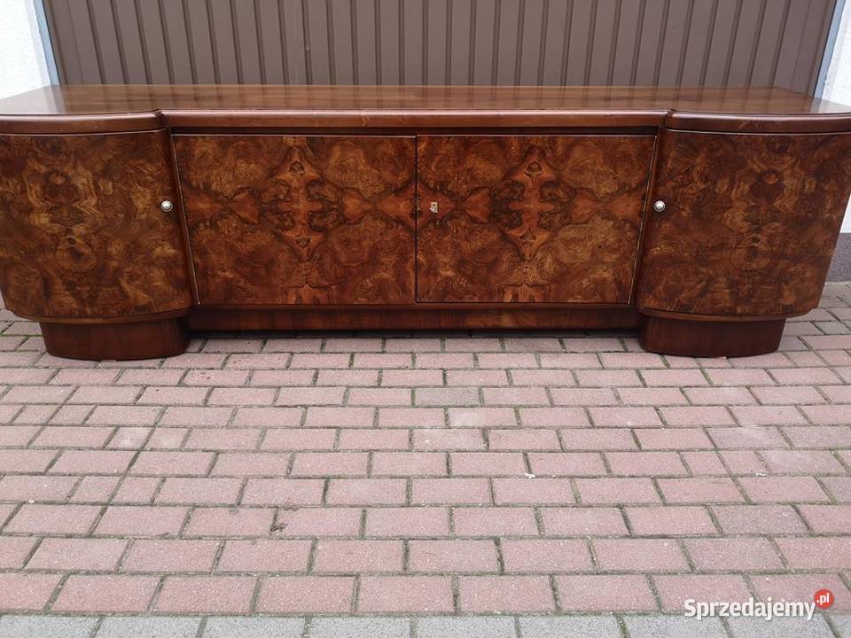 Komoda RTV ARTDECO Solidna Orzech Niska Stara wielkopolskie Swarzędz sprzedam