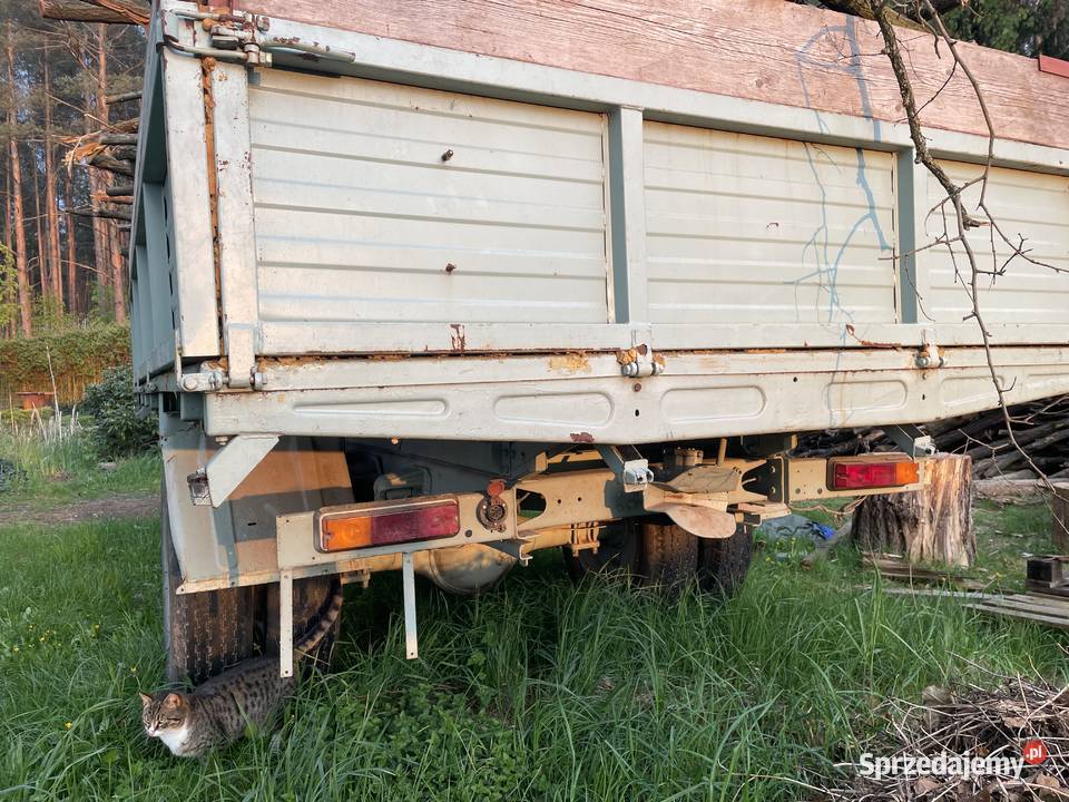 Przyczepa rolnicza mocna jednoosiowa bliźniak Zielona Góra