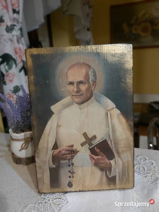 Ikony na desce śwPatronów Dekoracje i ozdoby sprzedam