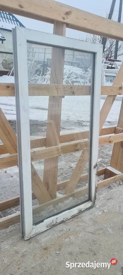 OKNA KacprzaK Witryna 73x138 FIX Używany PCV Siedlce