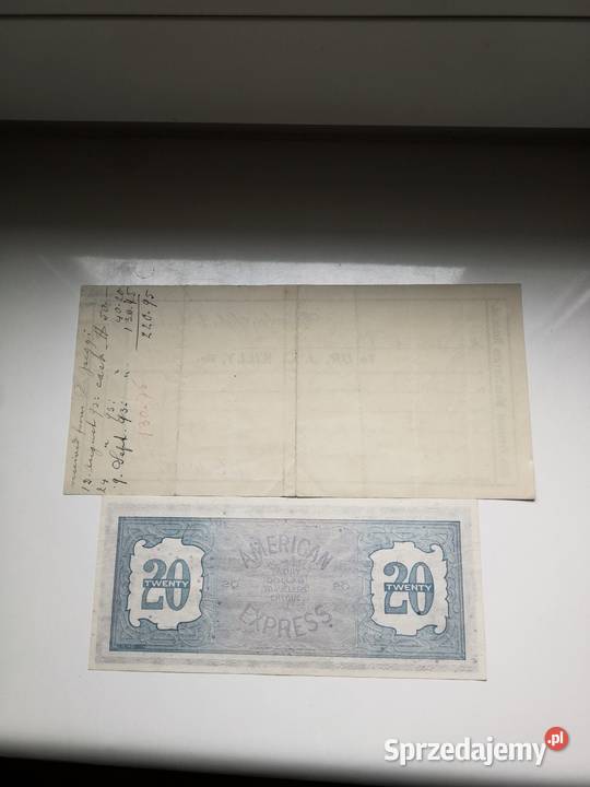USA weksle podróżne 1893 Poznań sprzedam