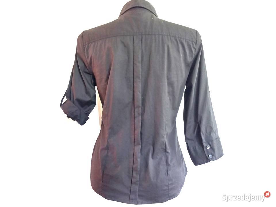 Bluzka czarna Koszula elegancka r 3840 rękaw 34 Białystok