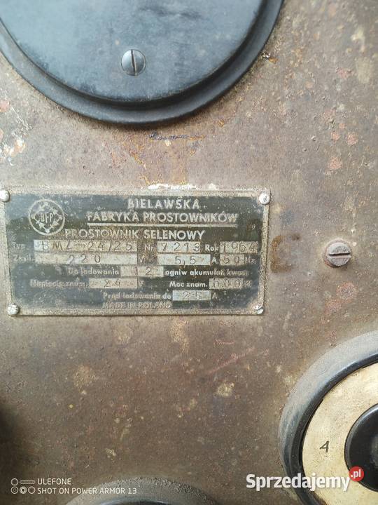 Polski Prostownik zabytkowy 6v12v18v24v Bytonia