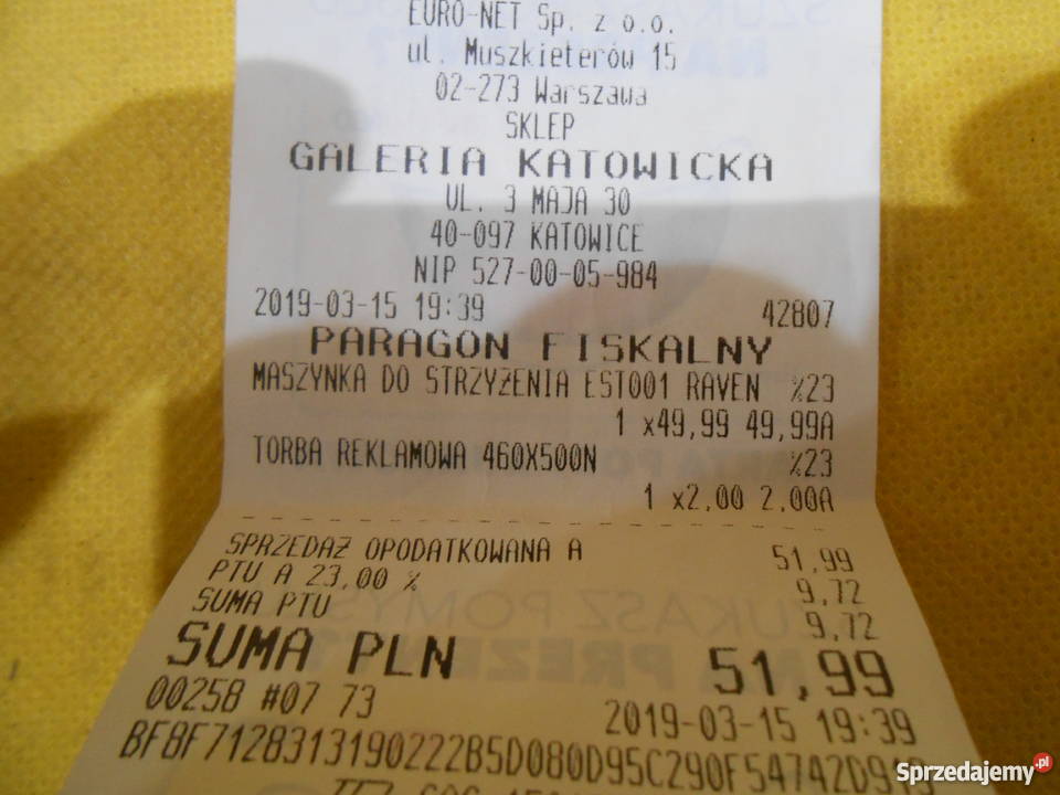 Maszynka do strzyżenia RAVEN Gwarancja Akcesoria do włosów Katowice sprzedam