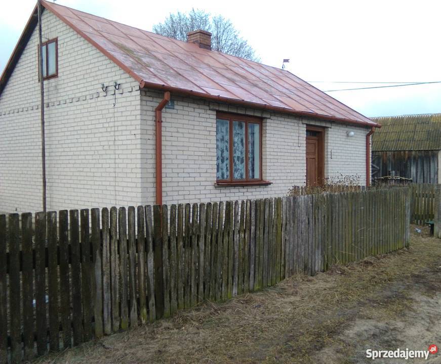 Siedlisko z domem Wola włościanska asfalt mazowieckie Kadzidło