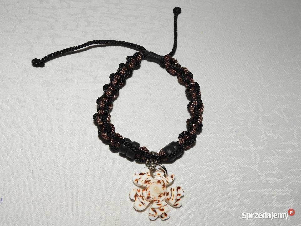 Bransoletka sznurkowa koniczynka Przemyśl