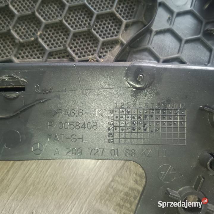 OSŁONA GŁOŚNIKA LEWA MERCEDES W209 A2097270188 Choszczno