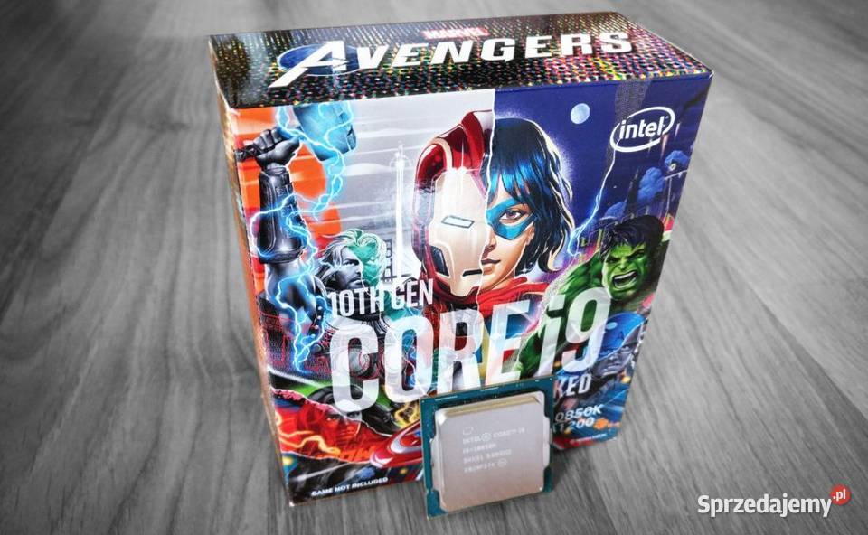 Procesor intel i9 10850k 10th avengers Box śląskie Kłomnice