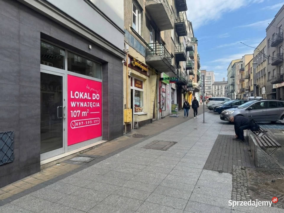 Duży lokal użytkowy w Będzinie 107m Wynajem śląskie Będzin