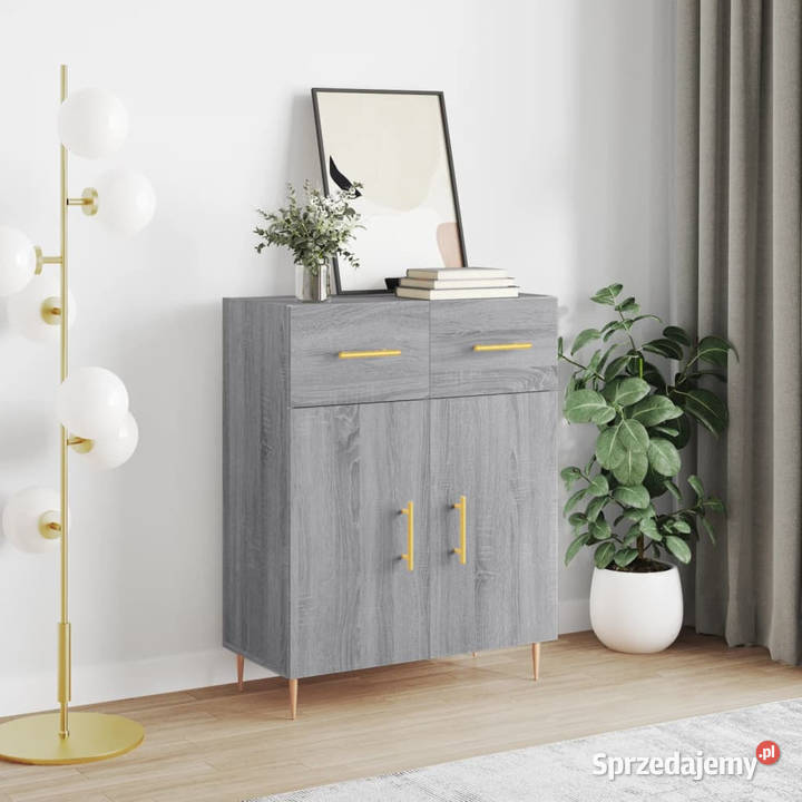 Szafka szary dąb sonoma 695x34x90 materiał