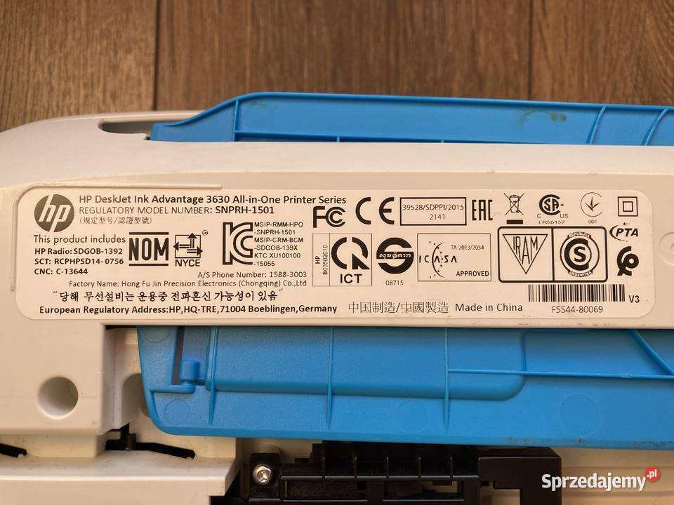 Drukarka HP DeskJet Ink Advantage 3635 WiFi Wrocław