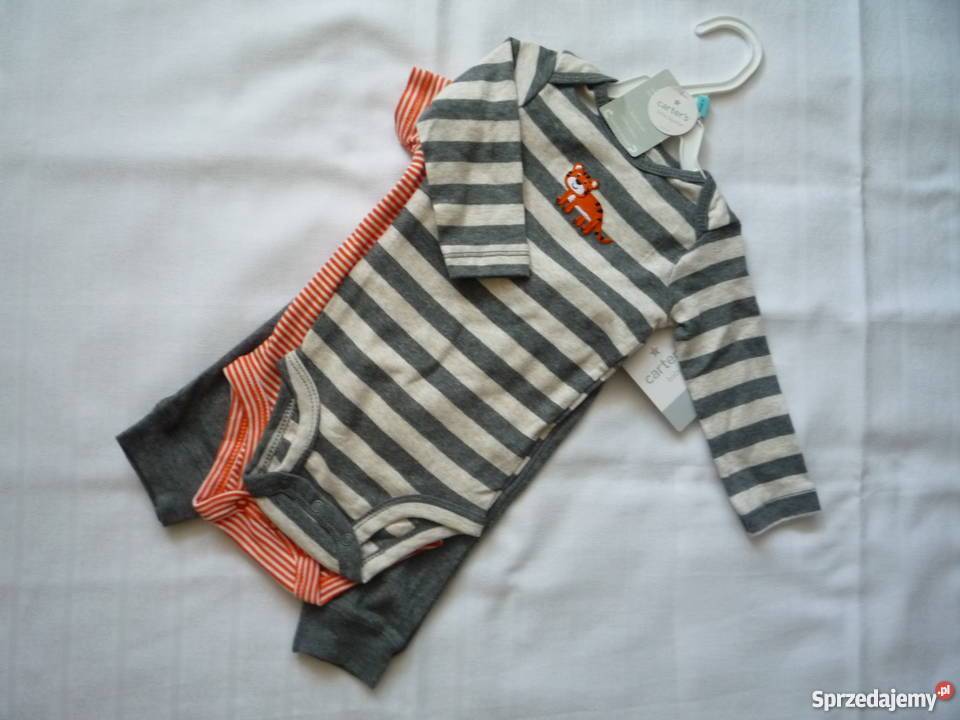 NOWY Carters z USA 3pak Body Długi i Krótki Ręaw Szczecin