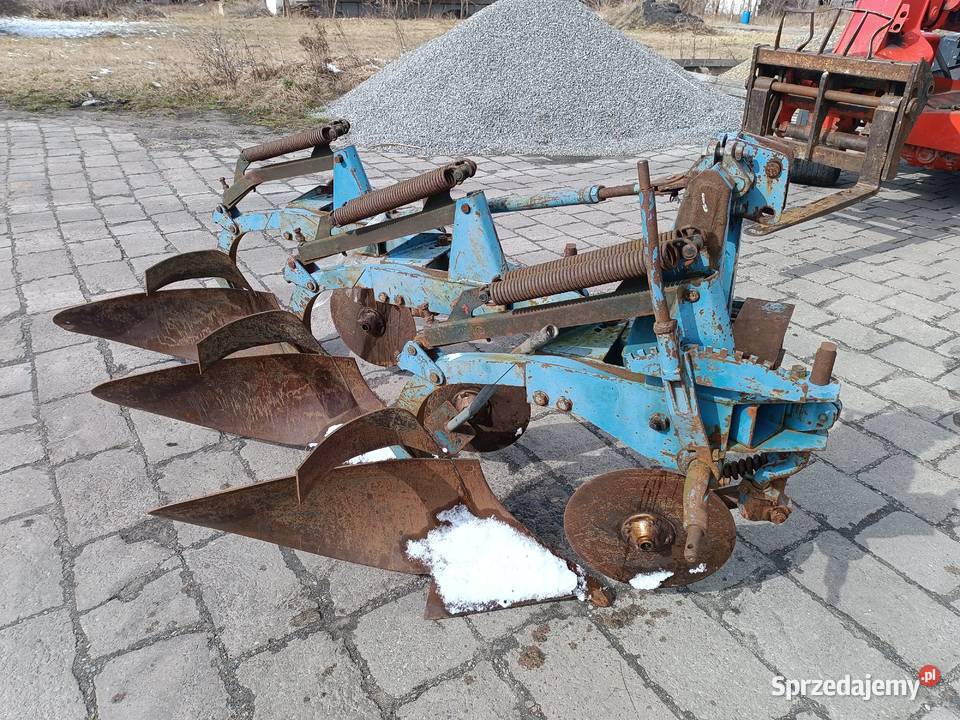 Pługi 3 skibowy zagonowy overum zabezpieczenia nieuszkodzony Dragany