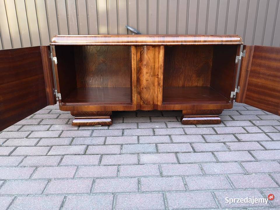 Komoda Szafka RTV ARTDECO Orzech Niska Stara sprzedam