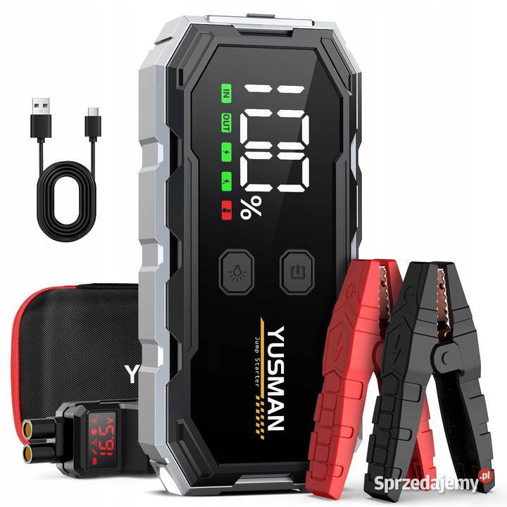 Powerbank Rozruchowa 4000A 12V 8L Benzyna 6L Myszyniec