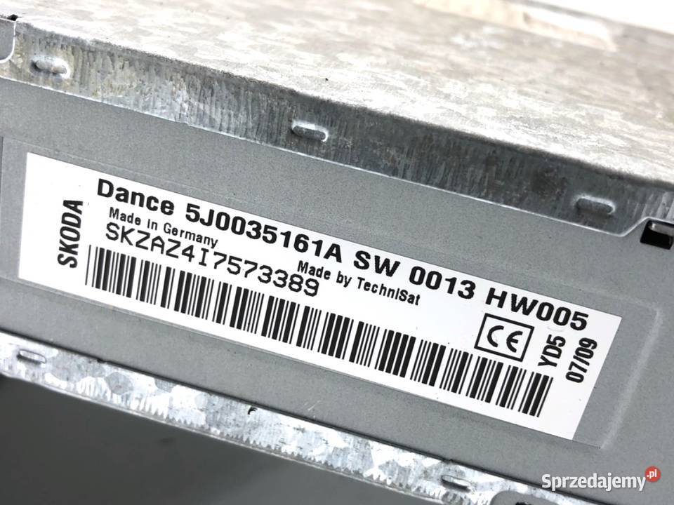 RADIO SKODA FABIA II 5J0035161A 0614 ODTWARZACZ