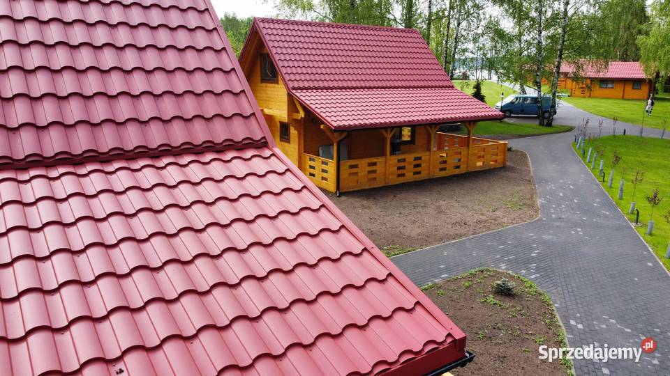 DREWNIANY DOMEK LETNISKOWY ALICJA II 62 35 M2 Mrągowo sprzedam