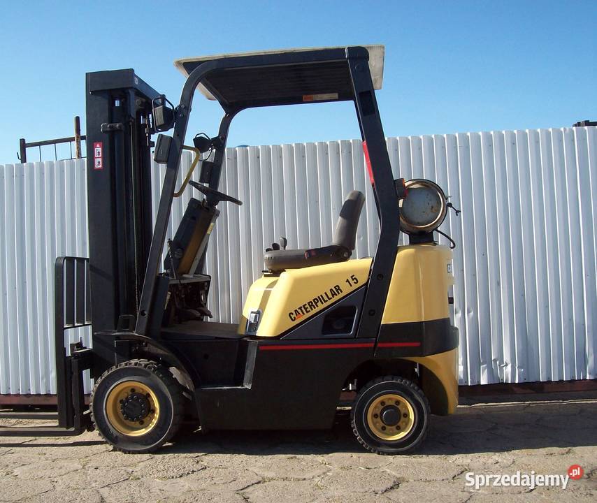 Wózek widłowy widlak Caterpillar 15T BenzGaz LPG Caterpillar lubelskie Lublin sprzedam