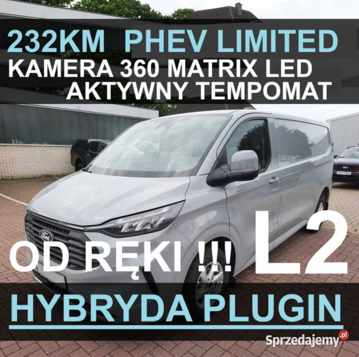 Ford Transit Custom PHEV 232 Hybryda Plugin hybryda Szczecinek