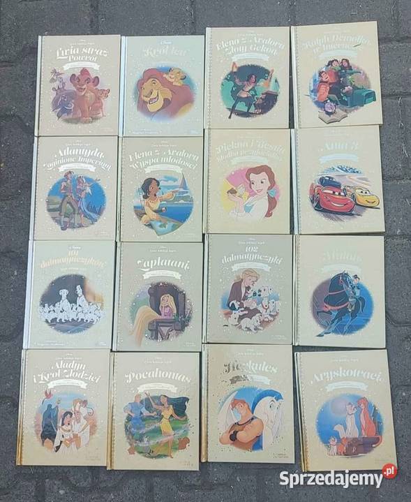 17 książek Disney złota kolekcja bajek Bajki i wierszyki Chorzów sprzedam