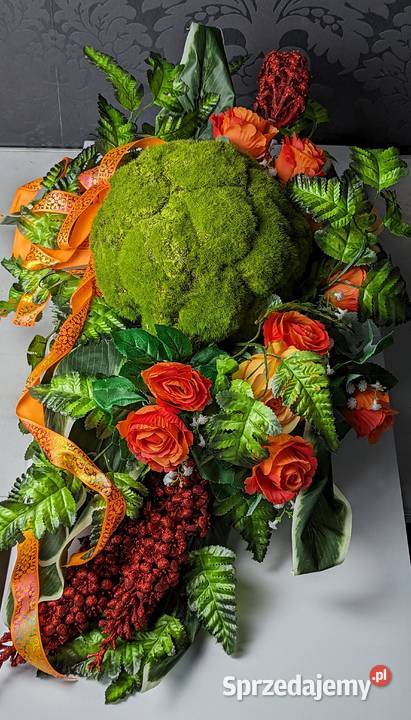 Wiązanka nagrobna DUŻA 100 długości Piękna Pałecznica-Kolonia sprzedam