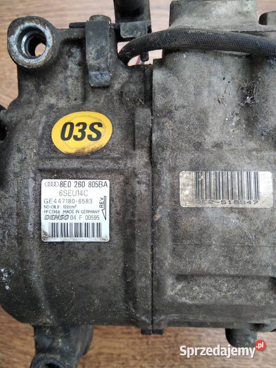 Sprężarka klimatyzacji 8E0260805BA Audi A4 B6 20 osobowe Krośniewice