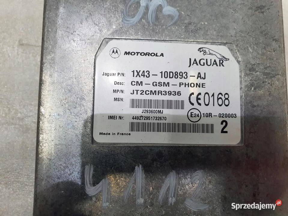 MODUŁ TELEFONU JAGUAR XTYPE 1X4310D893AJ sprzedam