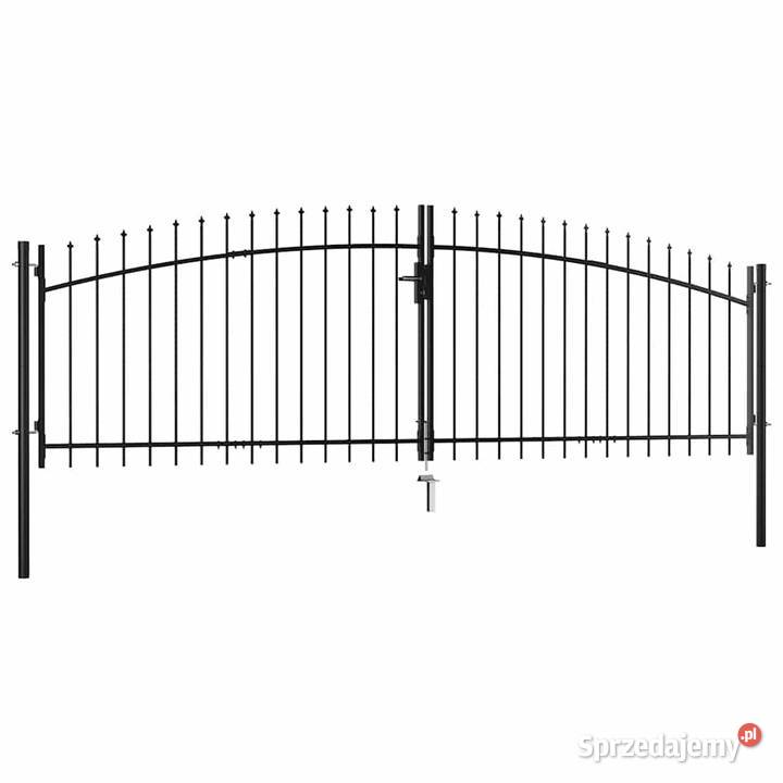 Brama dwuskrzydłowa z grotami 400 x 175 145739 Warszawa