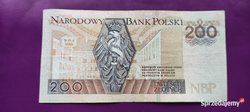 Banknot 200 1994 seria YF Poszukiwana rzadkość 1 Kolekcje Pruszków sprzedam