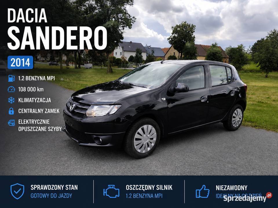 Dacia Sandero II 12 MPI Klimatyzacja 108 000 sprzedam