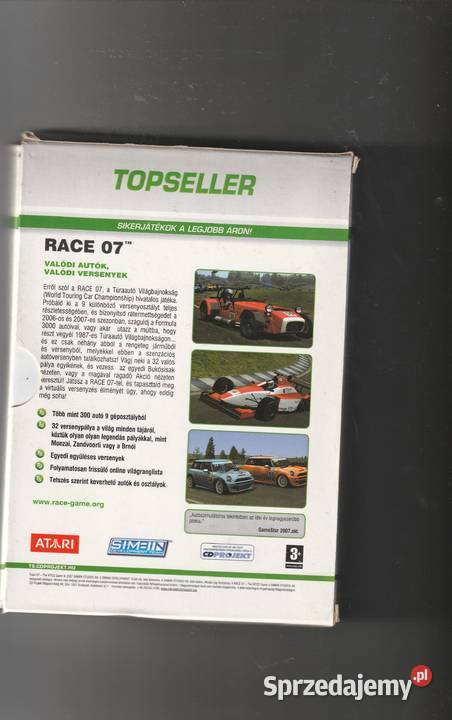 RACE 07 PC WTCC Game PC Komputerowe PC Pruszków sprzedam