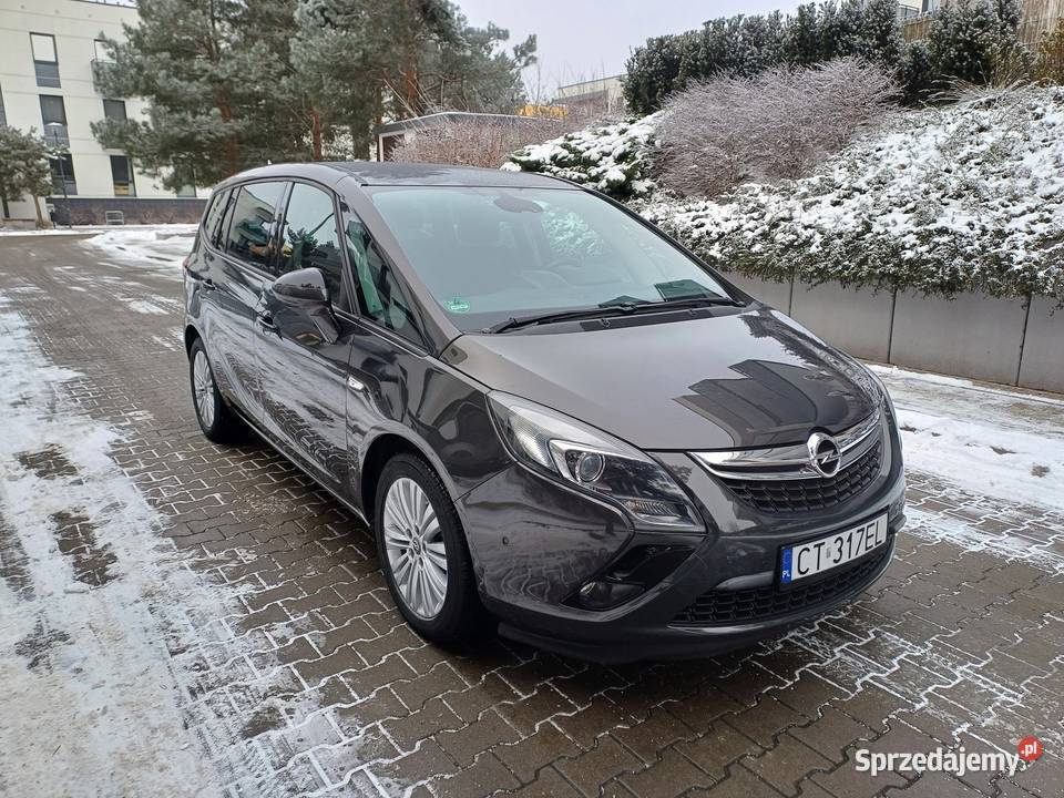 Opel Zafira 14 Turbo 140 7OSOBOWA Navi Kamera centralny zamek Toruń sprzedam