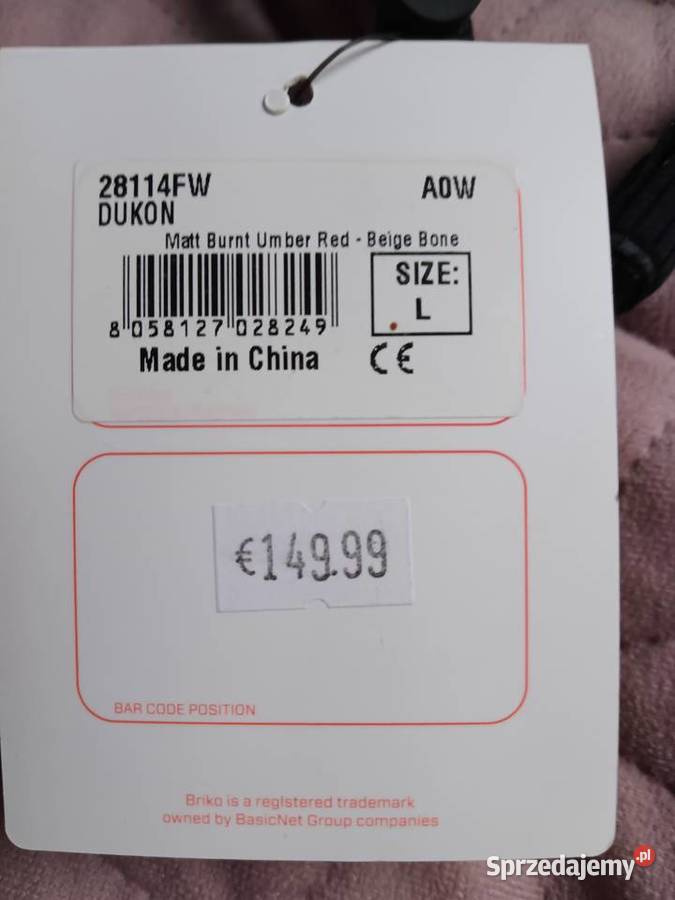 Nowy kask rowerowy BRIKO rozmiar L Rowery i akcesoria Wąsosz